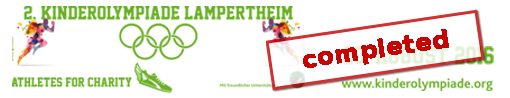 1. Athletes for Charity Kinderolympiade, Lampertheim