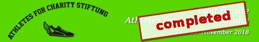 Lauf für die Athletes for Charity Stiftung