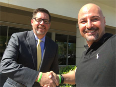 A4C Schirmherr Mayor Michael J. Ryan & Marco Steffan